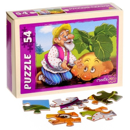 Puzzle "Russian Tales", 54 elements, mix-1