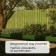 Glocked bed, 195 × 70 × 15 cm, green, Greengo