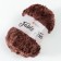 Yarn "Fable Fur" 100% micropoliester 100m/100g (986 brown)