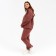 Women's costume (jumper, trousers) minku: casual collection chocolate color, size 48
