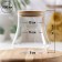 Glass Bank for bulk products with a bamboo cover "Eco", 1.1 l, 12 × 16.5 cm