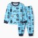 Pajamas for boys, blue color, height 110 cm