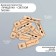 Decor for creativity Tree "clothespin - bright Easter!" set 10 pcs