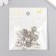 Decor hat for beads Metal "Flower of balls" silver G040B599 set 30 pcs 1.2x1.2 cm