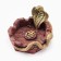 Ash Symbol of the Year "Cobra", New Year, Polystone, Red