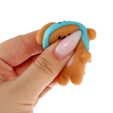 Squish anti -stress Magic "Dog", in a hat-4