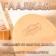 Massage brush for the body, smooth