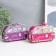 Piggy bank Metal with a lock "Beasts on the bus" MIX 11x5.5x6.7 cm