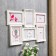 Photo frame plastic in 6 photos 10x15 cm "Stylistics" White 33.5x48.5 cm