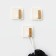 Hooks of self -adhesive deila Gold, 3 pcs, 4 × 4 × 2.5 cm, white color