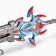Souvenir weapon suspended mini "Asura sword", keychain, 21 cm, silver with red