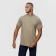 T -shirt male, khaki color/print mix, size XL