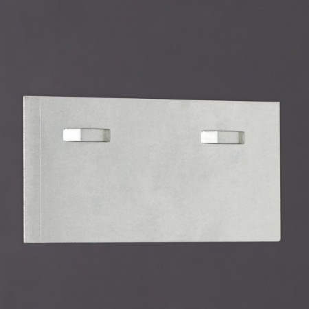 Mirror in a bathroom with a shelf, semi -oval, 35 × 50 cm-5