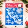 Stickers on the windows "New Year" Santa Claus, Deer, 39 x 31 cm