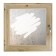 Window 60x60 cm, "drops on glass", single -chamber double -glazed window, seal, needles