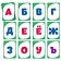 Training cards "Cash desk of letters", 33 pcs.