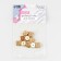 Magnetic, sewing buttons, d = 10 mm, 10 pcs, gold color