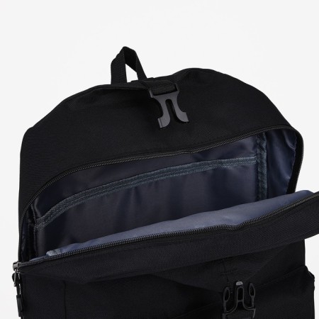 Male backpack on the zipper, Fulldorn, external pocket, mount for the suitcase, black color-3