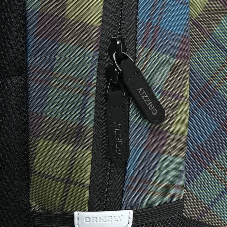 Youth backpack 45 x 32 x 23 cm, Grizzly, ergonomic back, green/blue-9