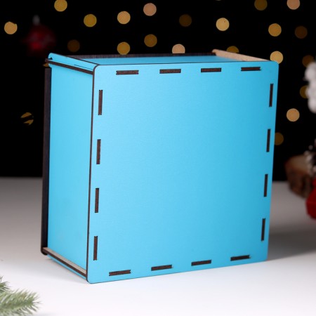 Gift box "Symbol of the year 2025. Happy New Year!" 22x22x9 cm-1