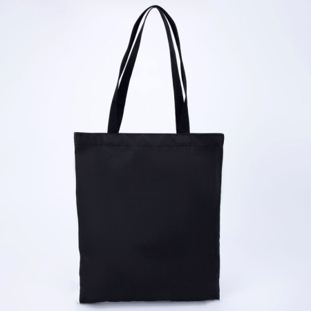 Bag-shop "Scribe", without lightning, without lining, black color-3