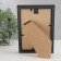 Photo frame Plastic "Mira" 10x15 cm, 641877-4, black (plastic screen)
