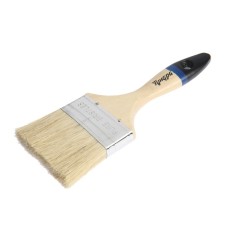 Brush flat tundra, natural bristles, wooden handle, 3 