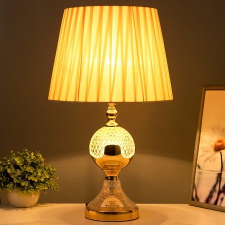Saguna table lamp E27 40W gold 30x30x49 cm Risalux-1