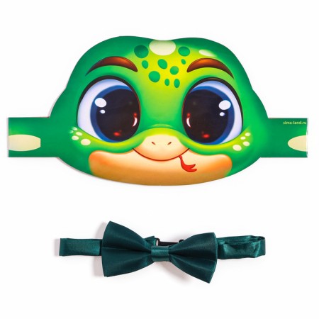 New Year! Carnival set "Snake for luck" (rim+ butterfly)-1