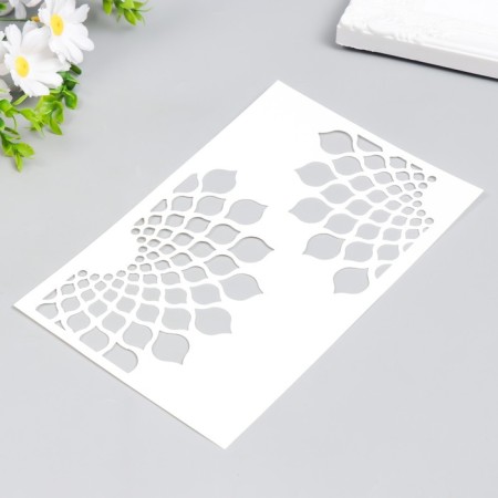 Plastic stencil "Texture" 24x16 cm-1