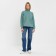Jumper female minku: casual collection olive color, size 46