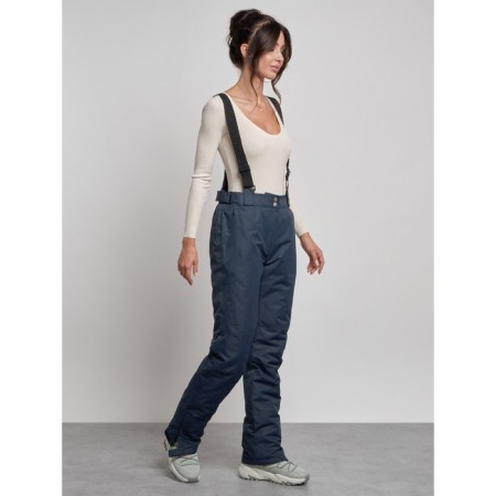 Semi-combinezone ski insulated female winter, size 46, dark blue color-14