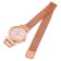 Women's watch, D-3.2 cm, magnetic bracelet, beige