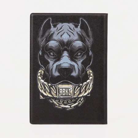 Cover for passport, black color-1