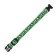 Collar with backlight tiger 3 glow modes Size S, Osh 22-40 x 2.5 cm Green
