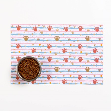 Rug for a bowl "Pigger" 43 x 28 cm "Traces"-1