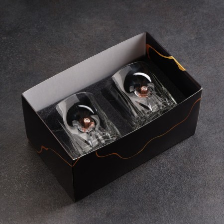 A set of glasses for whiskey "impenetrable. Venice with a bullet"-6