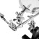 Control holder with clamps and magnifier DEKO HT18, 60 mm, 3x increase