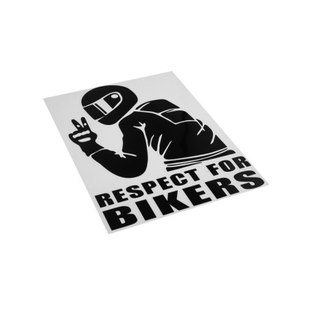 Stick on the car "Respect for Bikers", 14 × 19 cm-1