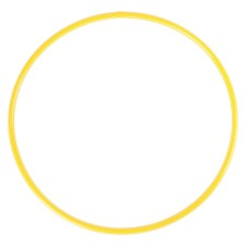 Hoop diameter 80 cm, yellow color
