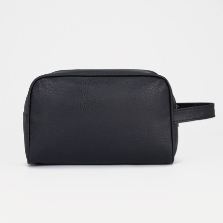 Cosmetic bag with lightning, black color-1
