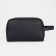 Cosmetic bag with lightning, black color