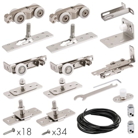 The basic set for telescopic opening of the Comfort door - Pro Set 5.Telescope