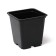 Pot for seedlings, 1 l, d = 11 cm, h = 12 cm, black