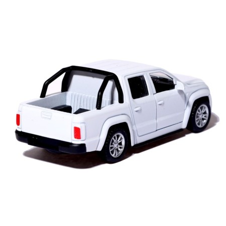 Metal “tundra” machine, doors open, 1:32, inertia, white color-2