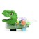 Dinosaur "Tyrannosavr", works on batteries, light, green color