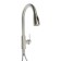 Kitchen mixer Zein Z2940, sliding spill, 2 modes, cartridge 35 mm, stainless steel, satin