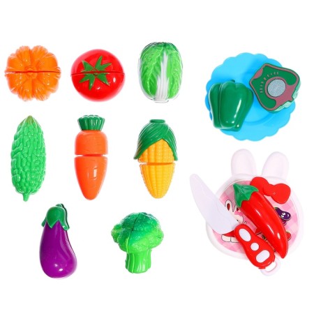 A set of products for slicing on Velcro “fruit-vegetables” No. 4, mix-10