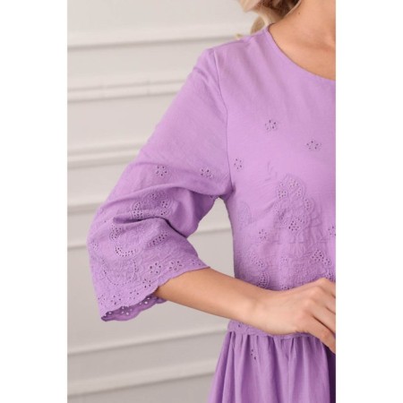 Female dress, size 50, purple color-9