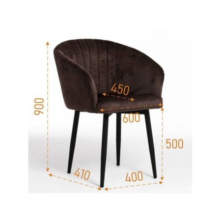 Verona 085 chair, brown-5